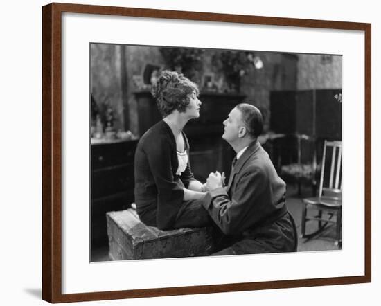 Man Pleading with Unwilling Woman-null-Framed Photo