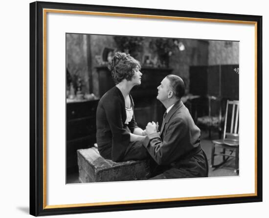 Man Pleading with Unwilling Woman-null-Framed Photo