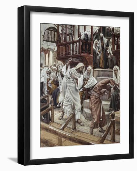 Man Possessed of a Devil-James Jacques Joseph Tissot-Framed Giclee Print