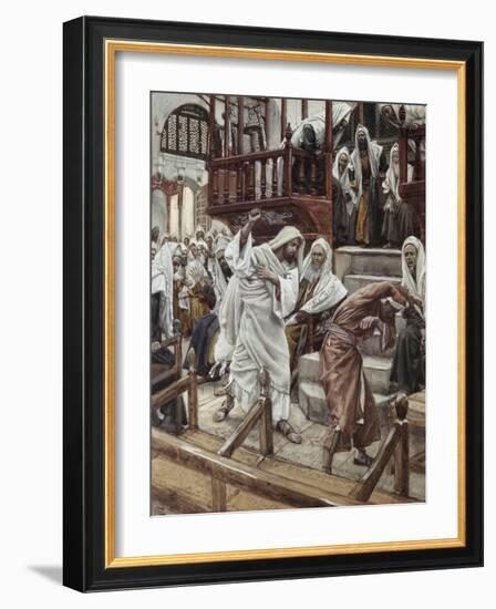 Man Possessed of a Devil-James Jacques Joseph Tissot-Framed Giclee Print