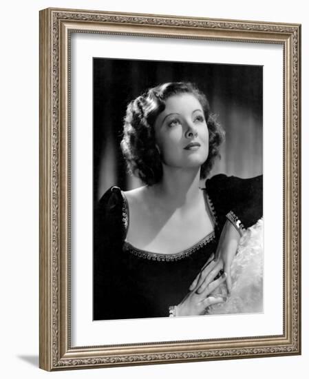 Man-Proof, Myrna Loy, 1938-Clarence Sinclair Bull-Framed Photo