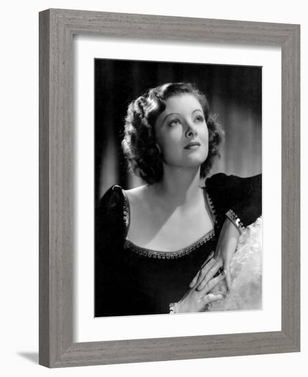 Man-Proof, Myrna Loy, 1938-Clarence Sinclair Bull-Framed Photo