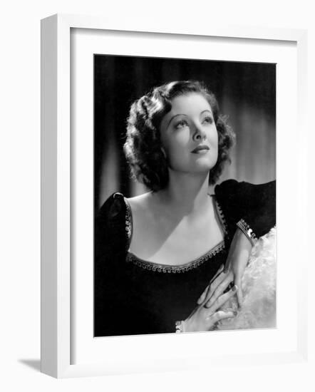 Man-Proof, Myrna Loy, 1938-Clarence Sinclair Bull-Framed Photo