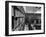 Man Reading Book Among Shelves on Balcony in New York Public Library-Alfred Eisenstaedt-Framed Photographic Print