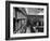 Man Reading Book Among Shelves on Balcony in New York Public Library-Alfred Eisenstaedt-Framed Photographic Print