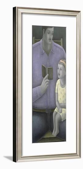 Man reading to Girl-Ruth Addinall-Framed Giclee Print