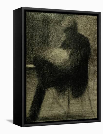 Man Reading-Georges Seurat-Framed Premier Image Canvas