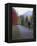 Man Riding on Paved Trail, Franconia Notch, New Hampshire, USA-Merrill Images-Framed Premier Image Canvas