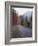 Man Riding on Paved Trail, Franconia Notch, New Hampshire, USA-Merrill Images-Framed Photographic Print