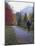 Man Riding on Paved Trail, Franconia Notch, New Hampshire, USA-Merrill Images-Mounted Photographic Print