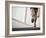 Man Running across a Bridge, United Arab Emirates-Julian Love-Framed Photographic Print