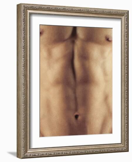 Man's Abdomen-Cristina-Framed Photographic Print