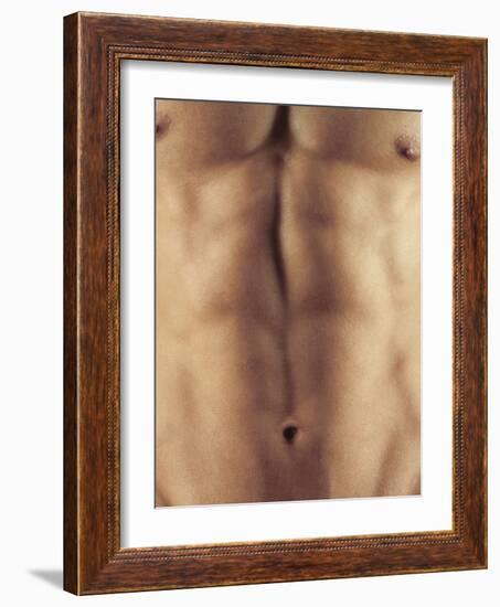 Man's Abdomen-Cristina-Framed Photographic Print