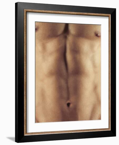 Man's Abdomen-Cristina-Framed Photographic Print