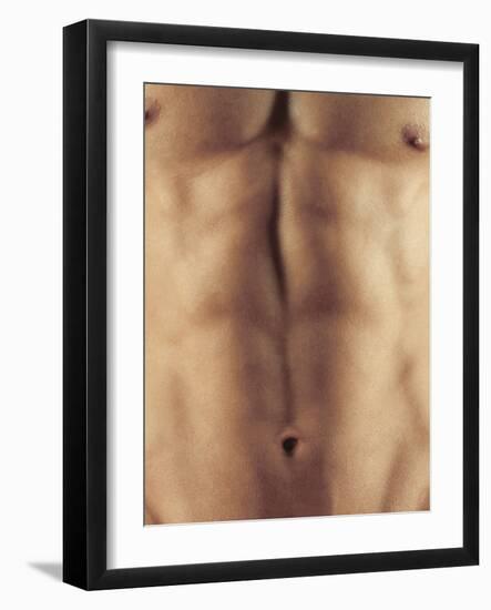 Man's Abdomen-Cristina-Framed Photographic Print