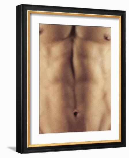 Man's Abdomen-Cristina-Framed Photographic Print