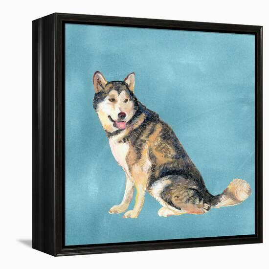 Man's Best Friend II-Debbie Nicholas-Framed Premier Image Canvas