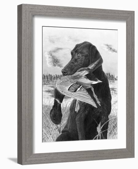 Man's Best Friend-Chuck Black-Framed Giclee Print