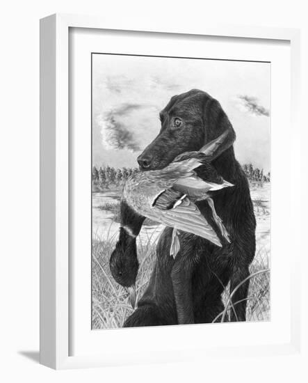 Man's Best Friend-Chuck Black-Framed Giclee Print