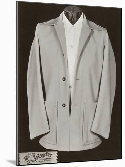 Man's Eisenhower Jacket-Found Image Press-Mounted Photographic Print