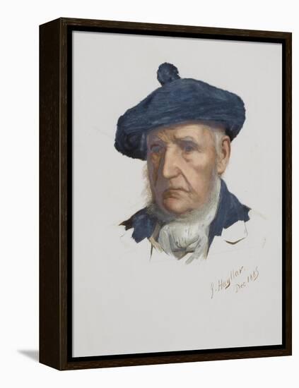 Man's Head, 1885-James Hayllar-Framed Premier Image Canvas