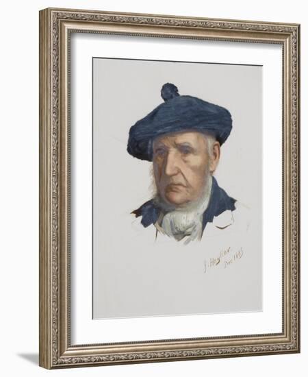 Man's Head, 1885-James Hayllar-Framed Giclee Print