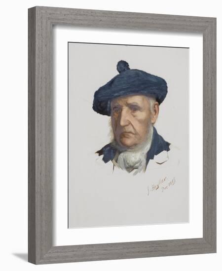 Man's Head, 1885-James Hayllar-Framed Giclee Print