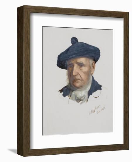 Man's Head, 1885-James Hayllar-Framed Giclee Print