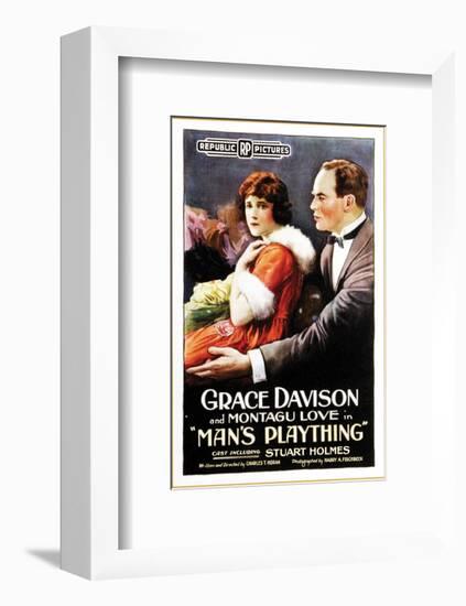 Man's Plaything - 1920-null-Framed Giclee Print