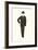 Man's Suit Paper Doll, 1910s-null-Framed Art Print