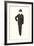 Man's Suit Paper Doll, 1910s-null-Framed Art Print