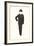 Man's Suit Paper Doll, 1910s-null-Framed Art Print