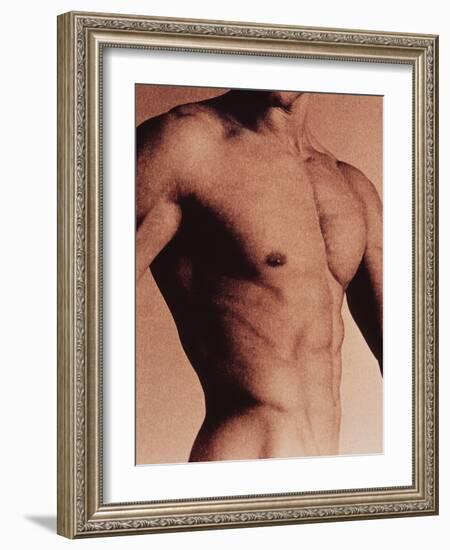 Man's Torso-Cristina-Framed Photographic Print