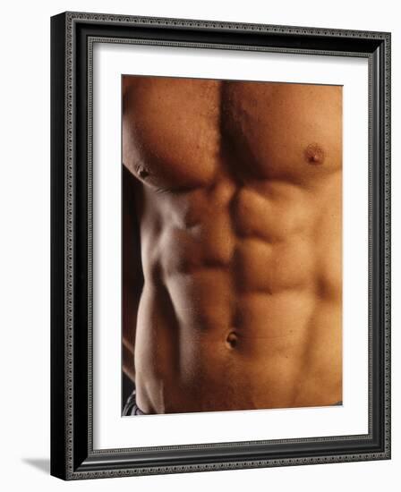 Man's Torso-Chris Trotman-Framed Photographic Print