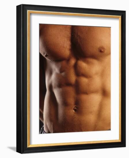 Man's Torso-Chris Trotman-Framed Photographic Print