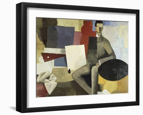 Man Seated-Roger de La Fresnaye-Framed Giclee Print