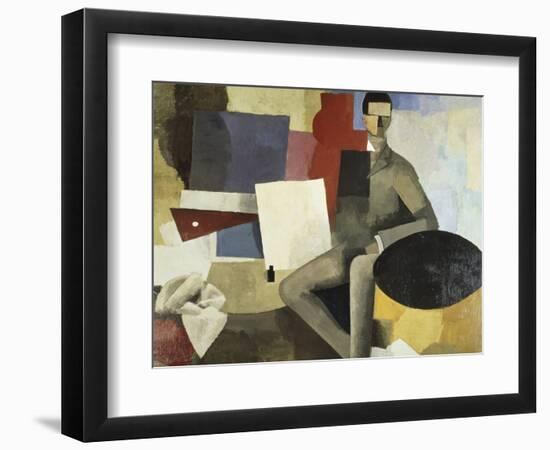 Man Seated-Roger de La Fresnaye-Framed Giclee Print