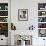 Man Sitting in a Barrel Taking a Bath and Looking Through His Monocle-null-Framed Photo displayed on a wall