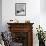 Man Sitting in an Arm Chair Smoking-null-Framed Photo displayed on a wall