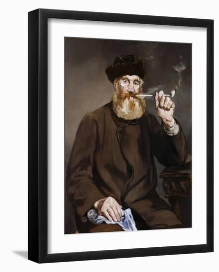 Man Smoking a Pipe-Edouard Manet-Framed Giclee Print