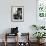 Man Smoking in Living Room-null-Framed Photo displayed on a wall