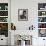 Man Smoking in Living Room-null-Framed Photo displayed on a wall