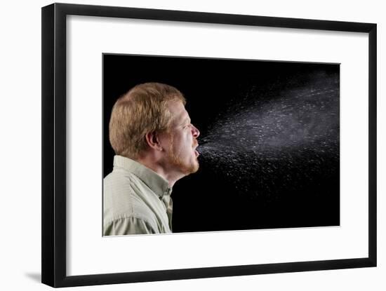 Man Sneezing-CDC-Framed Photographic Print