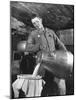 Man Straining Milk into a Can Through a Piece of Cloth-Hansel Mieth-Mounted Photographic Print