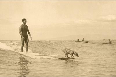 Surfing Vintage Photography Wall Art: Prints, Paintings & Posters