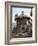 Man Thatches the Roof of His House in the Town of Lalibela, Ethiopia, Africa-Mcconnell Andrew-Framed Photographic Print