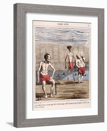 Man, the King of Creation-Honore Daumier-Framed Giclee Print