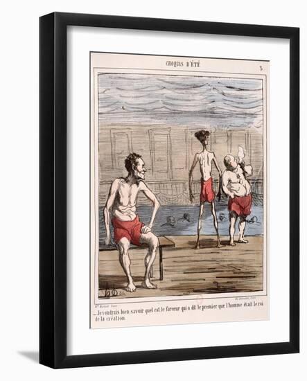 Man, the King of Creation-Honore Daumier-Framed Giclee Print