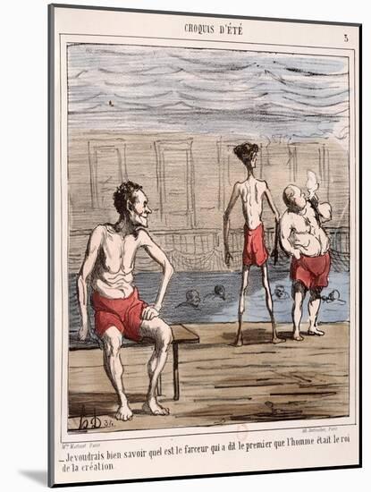 Man, the King of Creation-Honore Daumier-Mounted Giclee Print