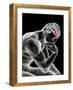 Man Thinking, Artwork-PASIEKA-Framed Photographic Print
